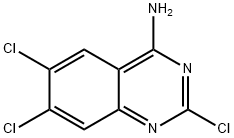 2,6,7-trichloroquinazolin-4-amine Struktur