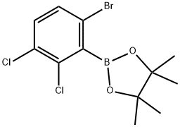 6-Bromo-2,3-dichlorophenylboronic acid pinacol ester Struktur
