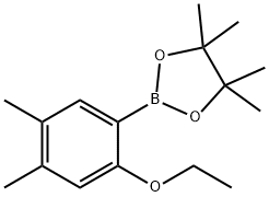 4,5-Dimethyl-2-ethoxyphenylboronic acid, pinacol ester Struktur