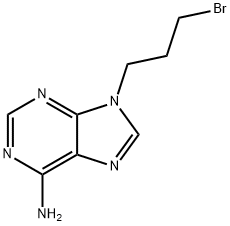 9H-Purin-6-amine, 9-(3-bromopropyl)- Struktur