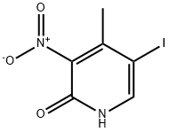 5-Iodo-4-methyl-3-nitro-1H-pyridin-2-one,228410-97-7,结构式