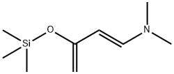 (E)-N,N-DIMETHYL-3-((TRIMETHYLSILYL)OXY)BUTA-1,3-DIEN-1-AMINE, 250143-19-2, 结构式