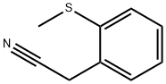 Benzeneacetonitrile,2-(methylthio)- Struktur