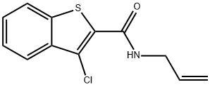 N-allyl-3-chlorobenzo[b]thiophene-2-carboxamide Structure