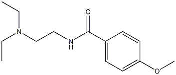 N-[2-(Diethylamino)ethyl]-4-methoxybenzamide, 97% Structure