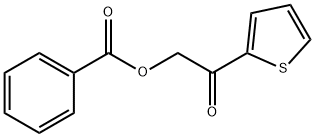 2-oxo-2-(thiophen-2-yl)ethyl benzoate Structure