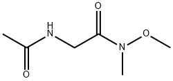 2-acetamido-N-methoxy-N-methylacetamide Structure