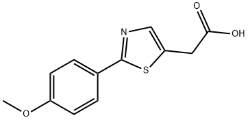 [2-(4-methoxyphenyl)-1,3-thiazol-5-yl]acetic acid