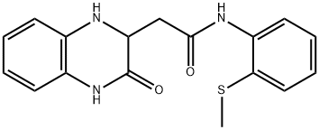 N-(2-(methylthio)phenyl)-2-(3-oxo-1,2,3,4-tetrahydroquinoxalin-2-yl)acetamide Structure