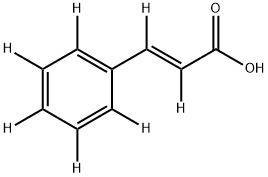 trans-Cinnamic-d7 Acid Structure