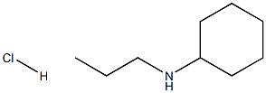 N-propylcyclohexanamine hydrochloride 结构式