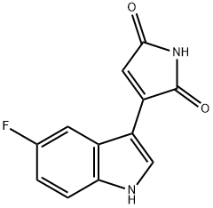 3-(5-Fluoro-1H-indol-3-yl)-1H-pyrrole-2,5-dione Structure