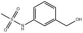 N-(3-(羟基甲基)苯基)甲磺酰胺,376347-09-0,结构式