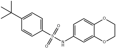 379247-97-9 4-(tert-butyl)-N-(2,3-dihydrobenzo[b][1,4]dioxin-6-yl)benzenesulfonamide