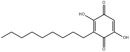 2,5-dihydroxy-3-nonylbenzo-1,4-quinone Structure