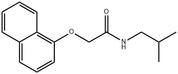 N-isobutyl-2-(naphthalen-1-yloxy)acetamide Structure