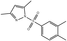 1-(3,4-dimethylphenyl)sulfonyl-3,5-dimethylpyrazole Struktur