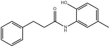 N-(2-hydroxy-5-methylphenyl)-3-phenylpropanamide, 393121-74-9, 结构式
