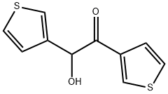 2-Hydroxy-1,2-di-3-thienylethanone Structure