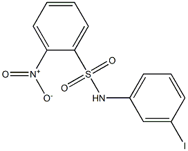 N-(3-Iodophenyl)-2-nitrobenzenesulfonamide, 97% Structure