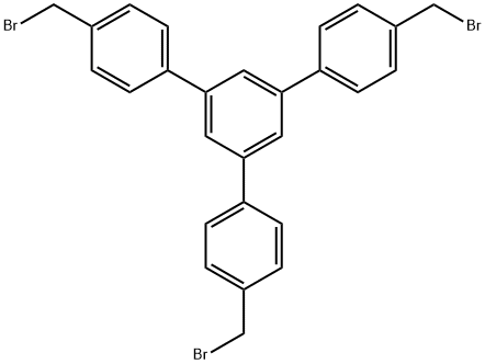 1,3,5-Tris[4-(bromomethyl)phenyl]benzene Structure
