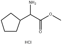 RS-Cyclopentylglycine methyl ester hydrochloride Structure
