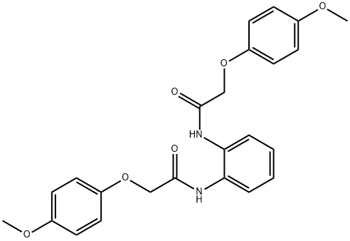N,N'-1,2-phenylenebis[2-(4-methoxyphenoxy)acetamide],511518-73-3,结构式