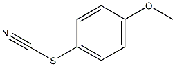 Thiocyanic acid, 4-methoxyphenyl ester,5285-90-5,结构式