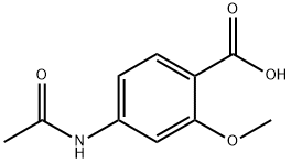 4-Acetamido-2-methoxybenzoic acid Structure