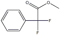 methyl 2,2-difluoro-2-phenylacetate Structure