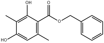 Benzoic acid, 2,4-dihydroxy-3,6-dimethyl-, phenylmethyl ester