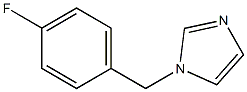 1-[(4-fluorophenyl)methyl]imidazole Structure
