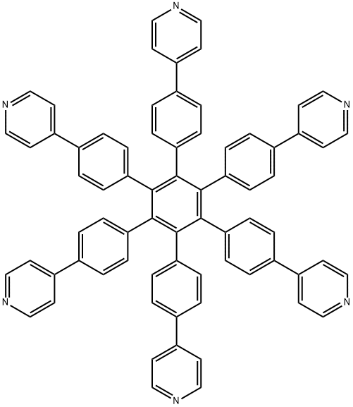 六[4-(4'-吡啶基)苯基]苯,591215-23-5,结构式