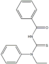 N-[ethyl(phenyl)carbamothioyl]benzamide