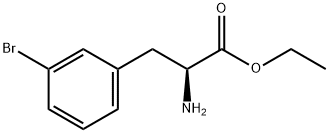 3-bromo- Phenylalanine, ethyl ester Struktur
