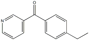 3-(4-乙基苯甲酰基)吡啶 结构式