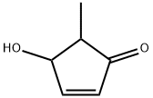 4-HYDROXY-5-METHYLCYCLOPENT-2-EN-1-ONE, 61784-53-0, 结构式