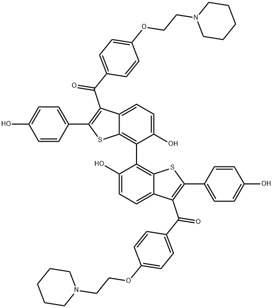 雷洛昔芬二聚体,618902-12-8,结构式