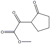 methyl 2-oxo-2-(2-oxocyclopentyl)acetate Struktur