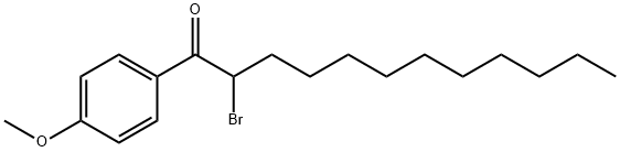 2-BROMO-1-(4-METHOXY-PHENYL)-DODECAN-1-ONE Structure