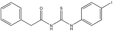 N-{[(4-iodophenyl)amino]carbonothioyl}-2-phenylacetamide,642969-71-9,结构式