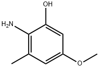 2-Amino-5-methoxy-3-methyl-phenol Structure