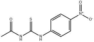 N-[(4-nitrophenyl)carbamothioyl]acetamide Struktur