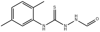 N-[(2,5-dimethylphenyl)carbamothioylamino]formamide Struktur