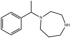1-(1-phenylethyl)-1,4-diazepane Struktur