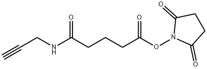 PENTANAMIDE, 5-[(2,5-DIOXO-1-PYRROLIDINYL)OXY]-5-OXO-N-2-PROPYNYL-, 693777-85-4, 结构式