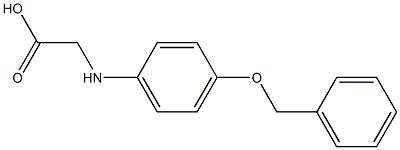 R-4-(phenylmethoxy)-phenylglycine 化学構造式