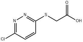 2-((6-氯哒嗪-3-基)硫代)乙酸, 69827-43-6, 结构式