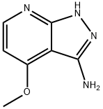 4-Methoxy-1H-pyrazolo[3,4-b]pyridin-3-ylamine,717875-80-4,结构式