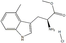 L-4-甲基色氨酸甲酯盐酸盐, 71954-11-5, 结构式